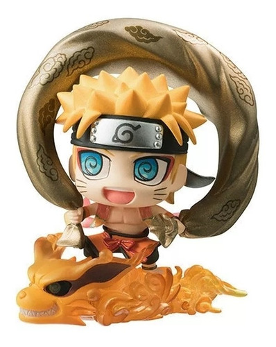 Imagen 3 de 8 de Set 2 Figuras: Fujin Naruto Uzumaki & Raijin Sasuke U. 10cm