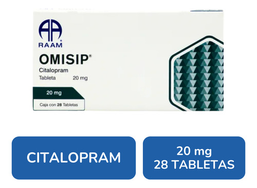 Omisip Citalopram 20 Mg Caja 28 Tabletas Raam