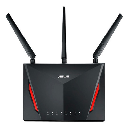 Access point Asus RT-AC86U negro y rojo 110V/240V