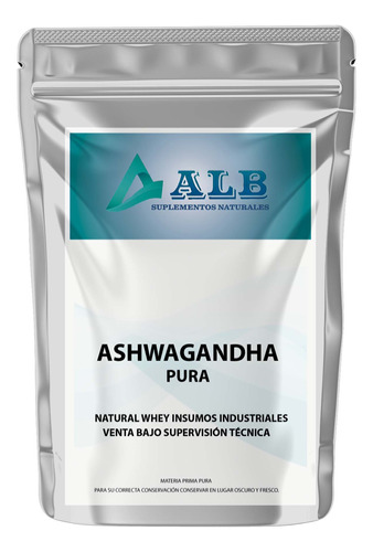 Ashwagandha Mora Mayor Pura 1 Kilo Alb