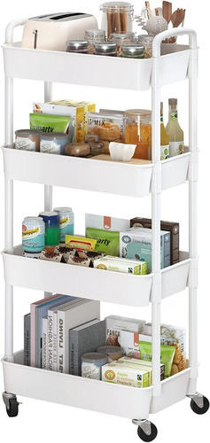 Organizador 4 Niveles Cocina Baño Sala Blanco