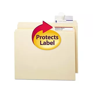 Seal & View File Folder Label Protector, 3-1/2x1-11/16,...