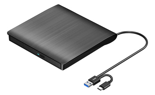 Grabadora Portatil Roofull Usb C/usb 3.0 Dvd/cd Rom +/-rw