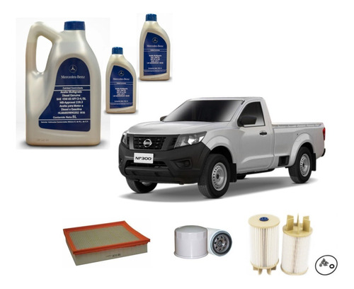 Nissan Np300 Frontier Diesel - Kit De Filtros Y Aceite