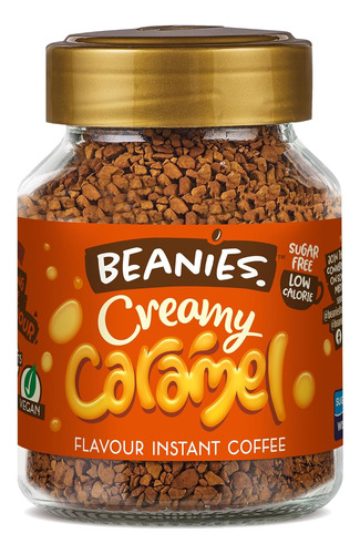 Beanies Flavour - Café Instantáneo Cremoso Con Sabor A Caram