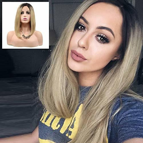 Karissa Pelo Corto Bob Encaje Frente Pelucas Para Las Mujere