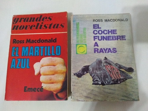 Ross Macdonald X 2 Novelas Misterio El Martillo Azul El Coch