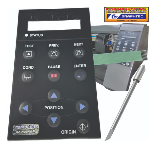 Teclado Graphtec Plotter Ce2800 Med. Original+ Navaja Gratis