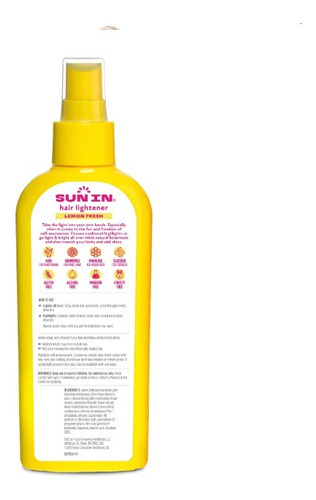 Sun In Hair Lightener Lemon Fresh (2piezas)