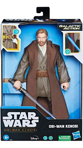 Star Wars Galactic Action Obi Wan Kenobi Luz+ Sonido Replay