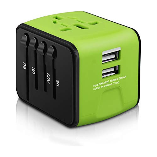 Universal Travel Adapter, All-in-one International Trav...