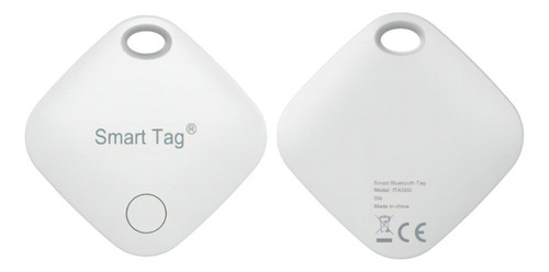 Rastreador espía pequeño para llavero, funda para mascotas, iPhone, color: blanco
