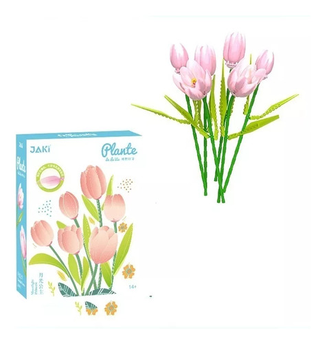 Flores Artificiales Decorativas, Conjunto De Tulipanes