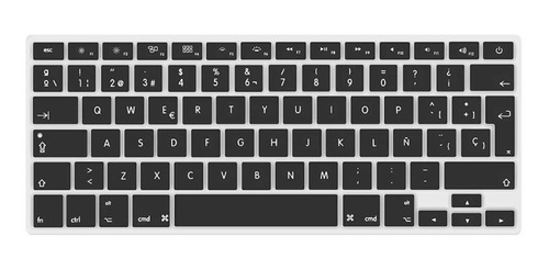 Protector Silicona Teclado Compatible Macbook Air A1466- Esp