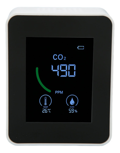 Detector De Dióxido De Carbono, Carga Usb, Sensor Tvoc