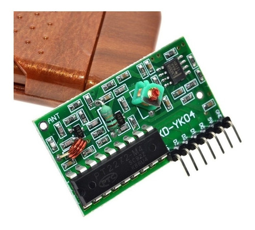 Kit Rf Ask Con Control Remoto Llavero 4 Canales
