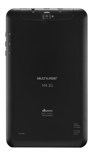 Tablet Multilaser M9 3G 9" 8GB preto com memória RAM 1GB