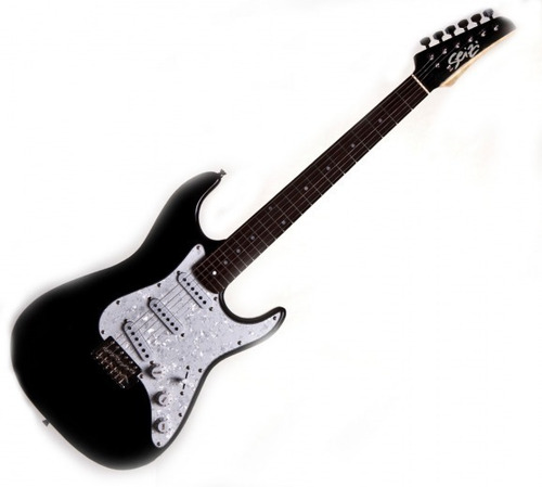 Imagem 4 de 4 de Guitarra Seizi Vision Black Com Bag Regulada!
