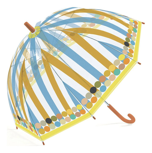Paraguas Transparente Graficos - Djeco