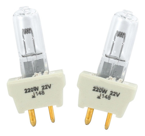 Paquete 2 Focos Marca Amsco Steris 22v 220w Marca Gy9.5 Qx Blanco Cálido