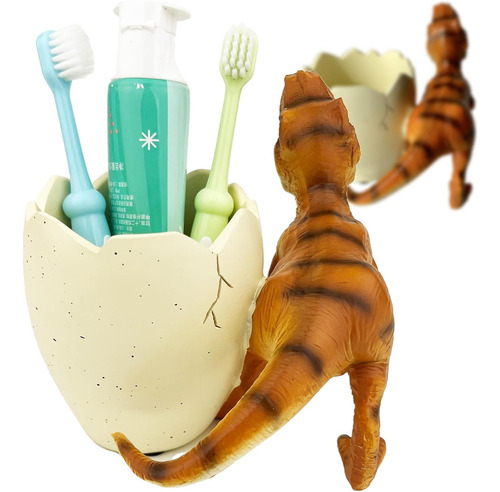 Flidrunest Dinosaurio Portacepillos De Dientes Organiza...