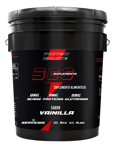 Proteína Hidrolizada 5kg Isolate 300 Suplements / Varios Vainilla