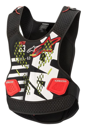 Alpinestars Sequence - Protector De Pecho Para Motocicleta, 