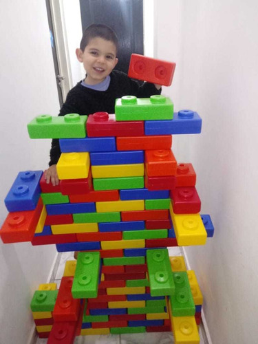 50 Bloques Ladrillos Gigantes!! Juguete Didactico
