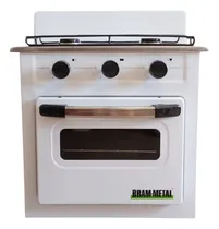 Comprar Anafe Cocina Motorhome 2 Hornallas Con Horno G\u002Fe Bram Metal Blanco