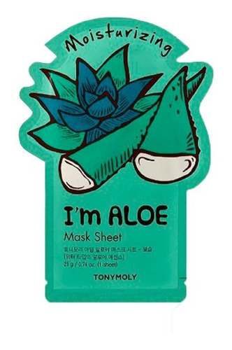 Mascarilla Facial Aloe Vera Hidratación Y Antiacné Tonymoly Tipo de piel Mixta