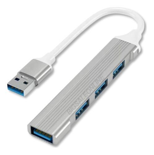 Hub Usb Multinorma Skyway 4 Puertos Con Usb 3.0 + 2.0 