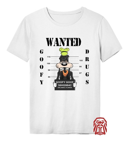 Polo Personalizado Goofy Goof Wanted Parodia