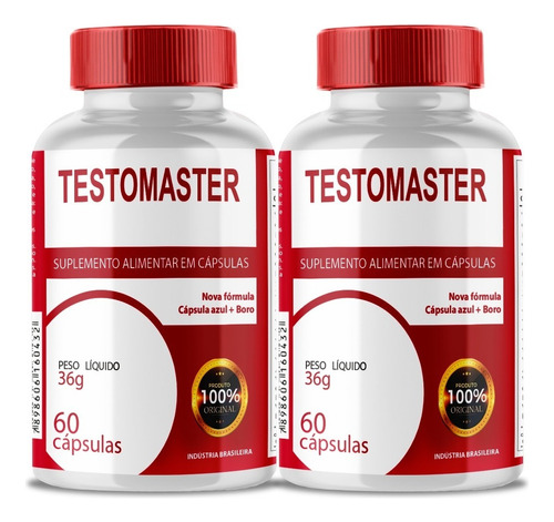 2x Testo Master 60 Capsulas Original Boro