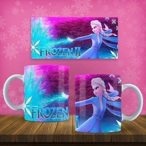 Plantillas Sublimacion Frozen 2, Tazas Remeras