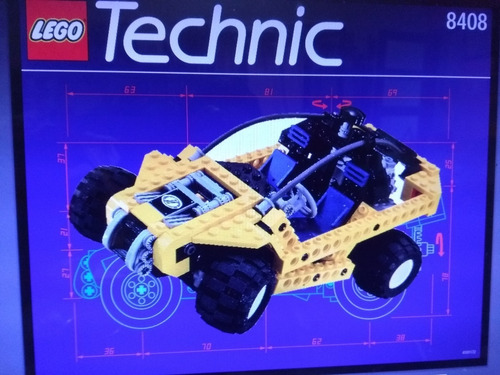 Buggy Lego Technic 8408 284 Piezas, 2 Modelo Diferentes