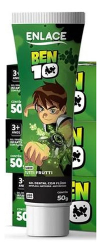 Gel Dental Infantil Com Flúor Ben10 Enlace 50g