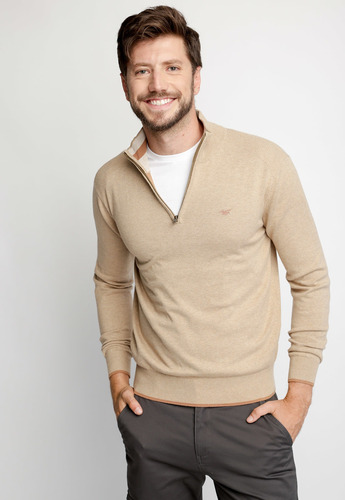 Sweater Hombre London Smart Casual Beige Fw 2023 Ferouch