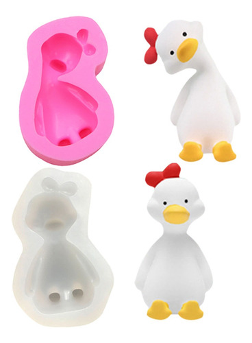 Molde De Silicona Para Velas Aromáticas Con Forma De Pato (t