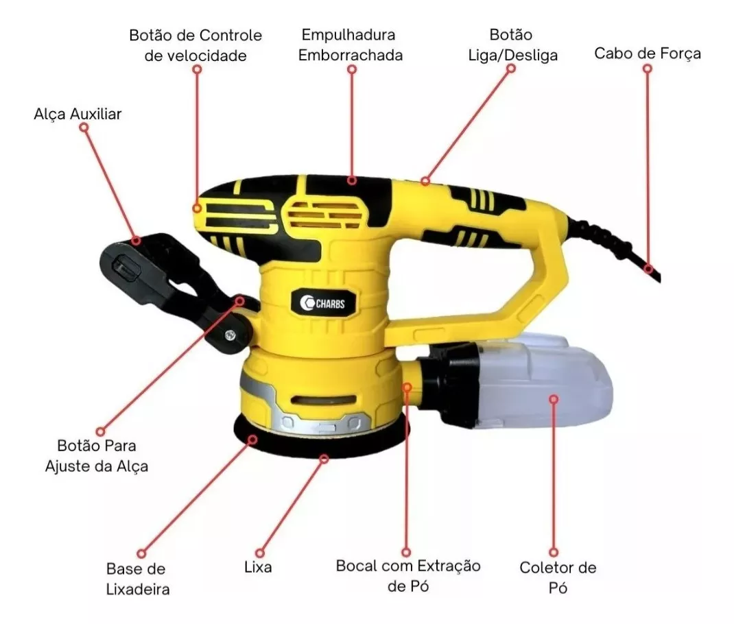 Terceira imagem para pesquisa de lixadeira roto orbital