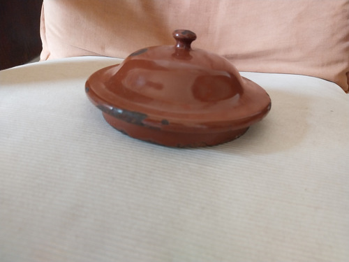 Tapa Enlozada Marrón Antiguo (Usado)