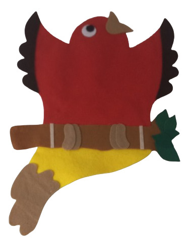 Fantoche De Mão Do Uirapuru (do Folclore Brasileiro)