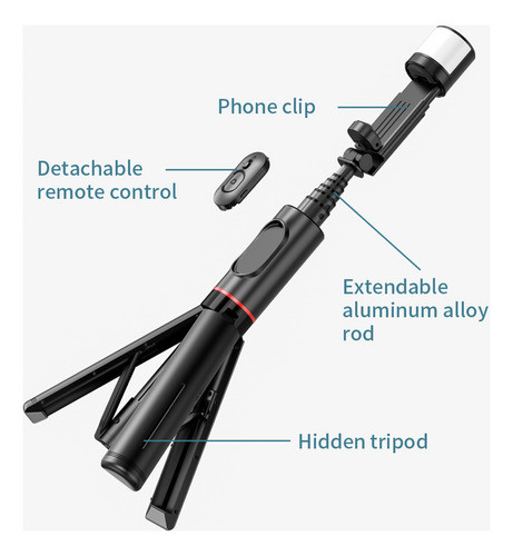 Trípode De Escritorio Portátil Para Selfie Stick Para Soport