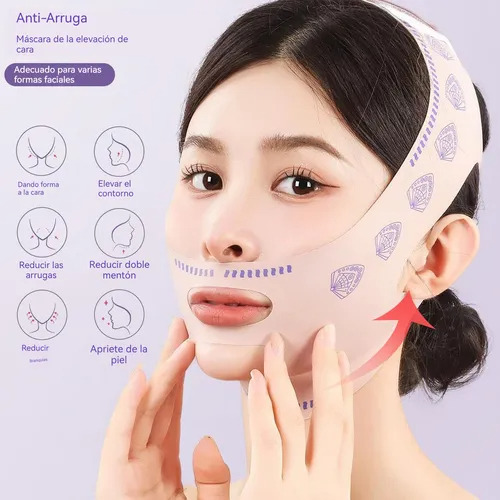 2 Mentonera Faja Oferta Reduce Arruga Papada Cachete Mejilla