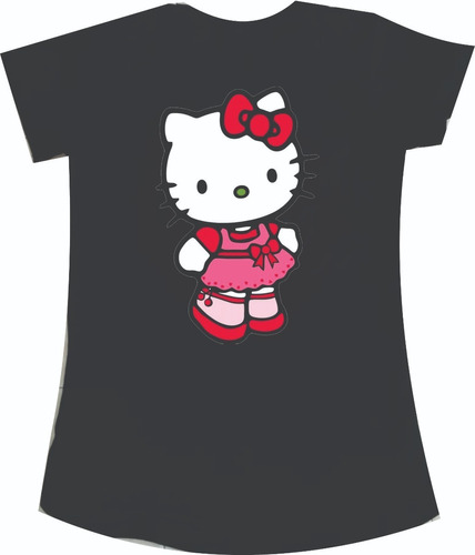 Camisetas Hello Kitty Adultos Niños Mod Ii