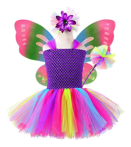 Tutu Dreams Girls 4 Piezas Fairy Princess Costume Birthday