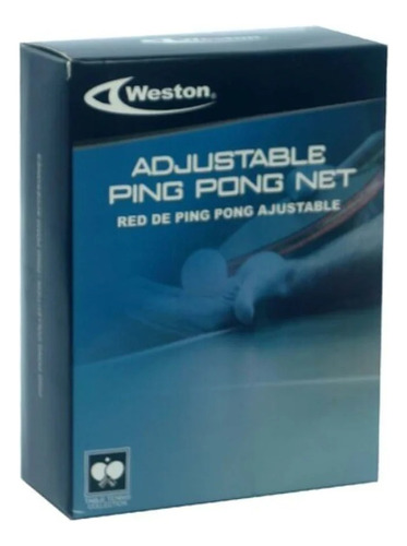 Malla Ping Pong Ajustable Weston Para Juegos De Mesa