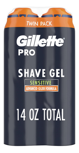 Gel De Afeitar Gillette Pro Proglide Sensitive 2 En 1 Para H