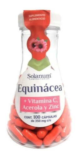 Equinacea Vitamina C Zinc Y Acerola Solanum 100cap Enviofull