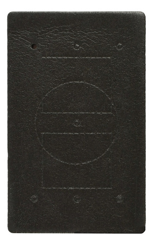 Tapa Rectangular Ciega Con Empaque De 11.6 X 7.1 Cm Color Plateado