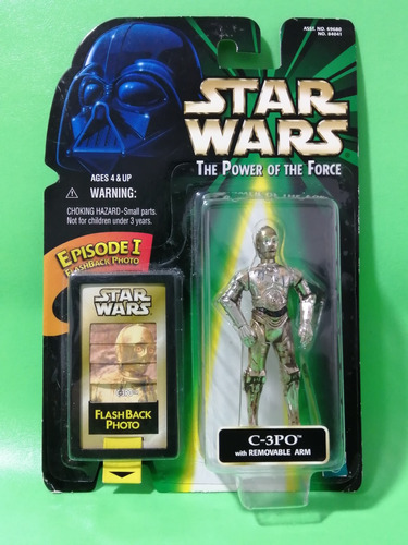 Star Wars The Power The Force C-3po C/ Removable Arm Empsw